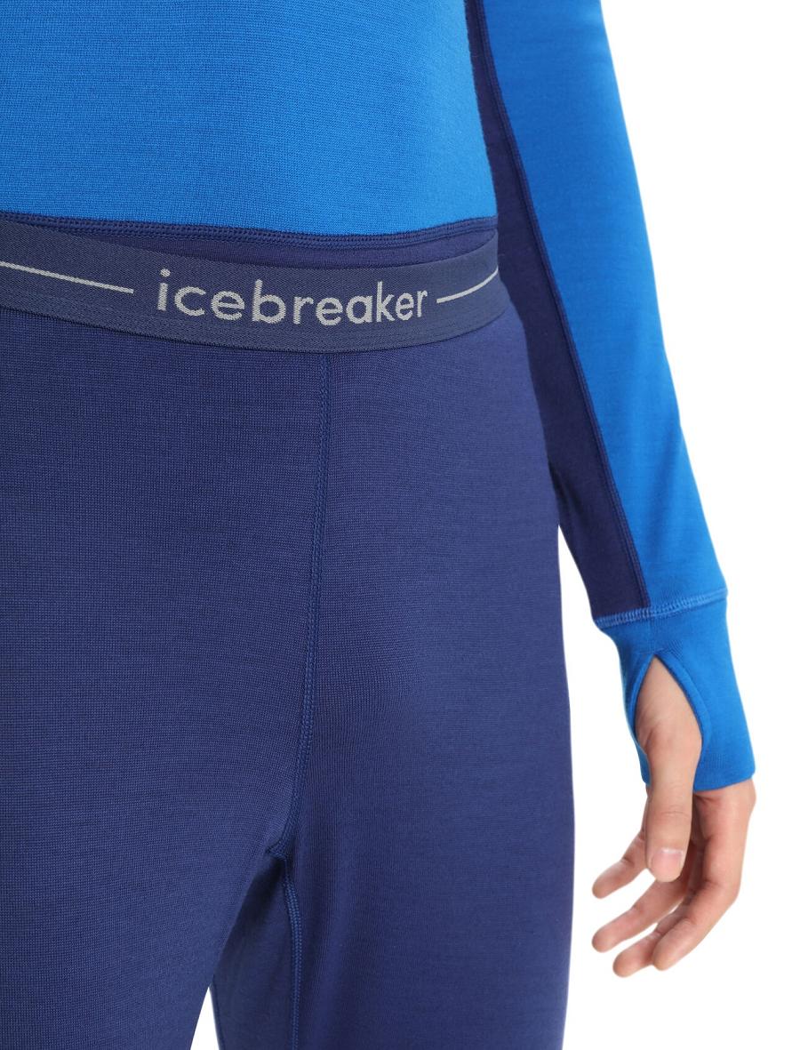 Legginsy Icebreaker Merino 260 ZoneKnit™ Merino Męskie Królewski Niebieski Granatowe | PL 1818XYUF